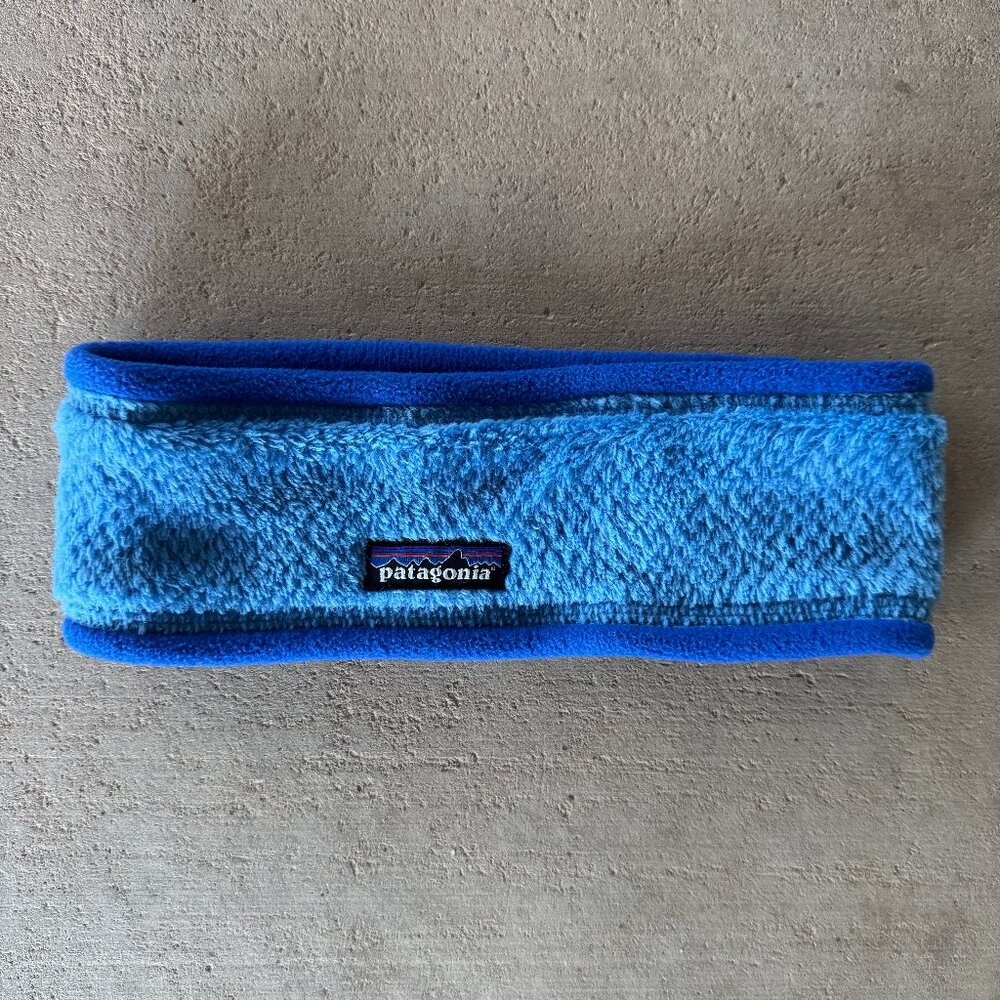 NWOT Patagonia Re-Tool Headband Blue Womens Unisex Ski Winter Recycled Fleece